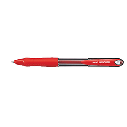 STYLO BILLE UNI-BALL LAKNOCK SN100 ROUGE RETRACTABLE POINTE 1 MM